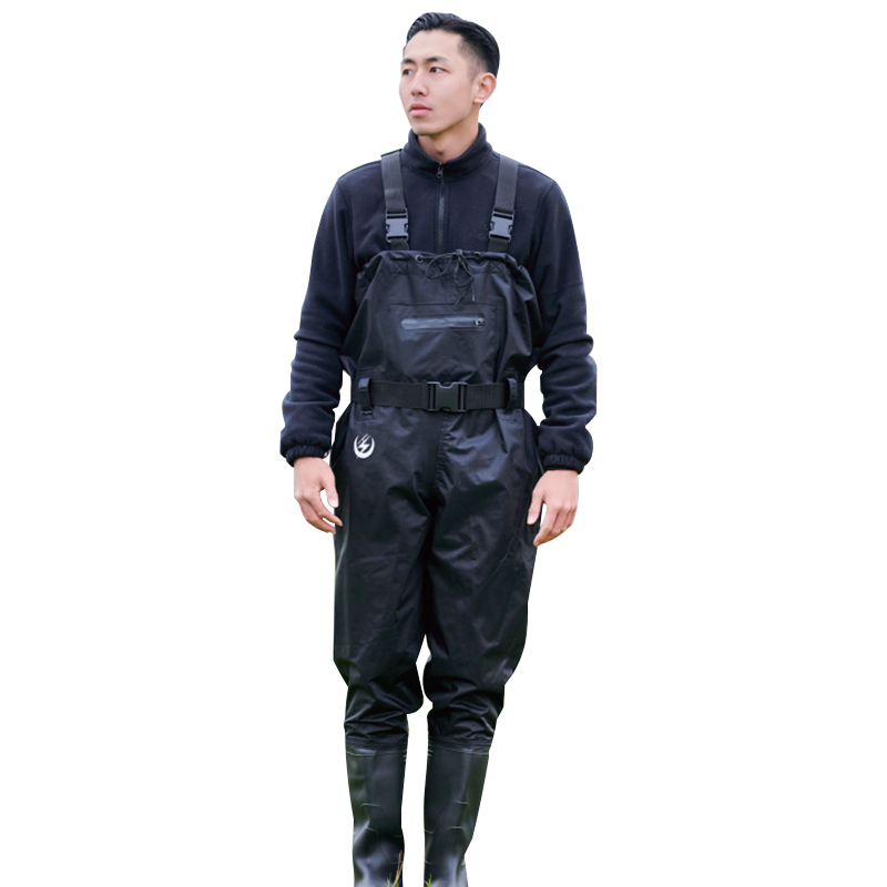 Svart/Armygrønn 70D Nylon vadebukse